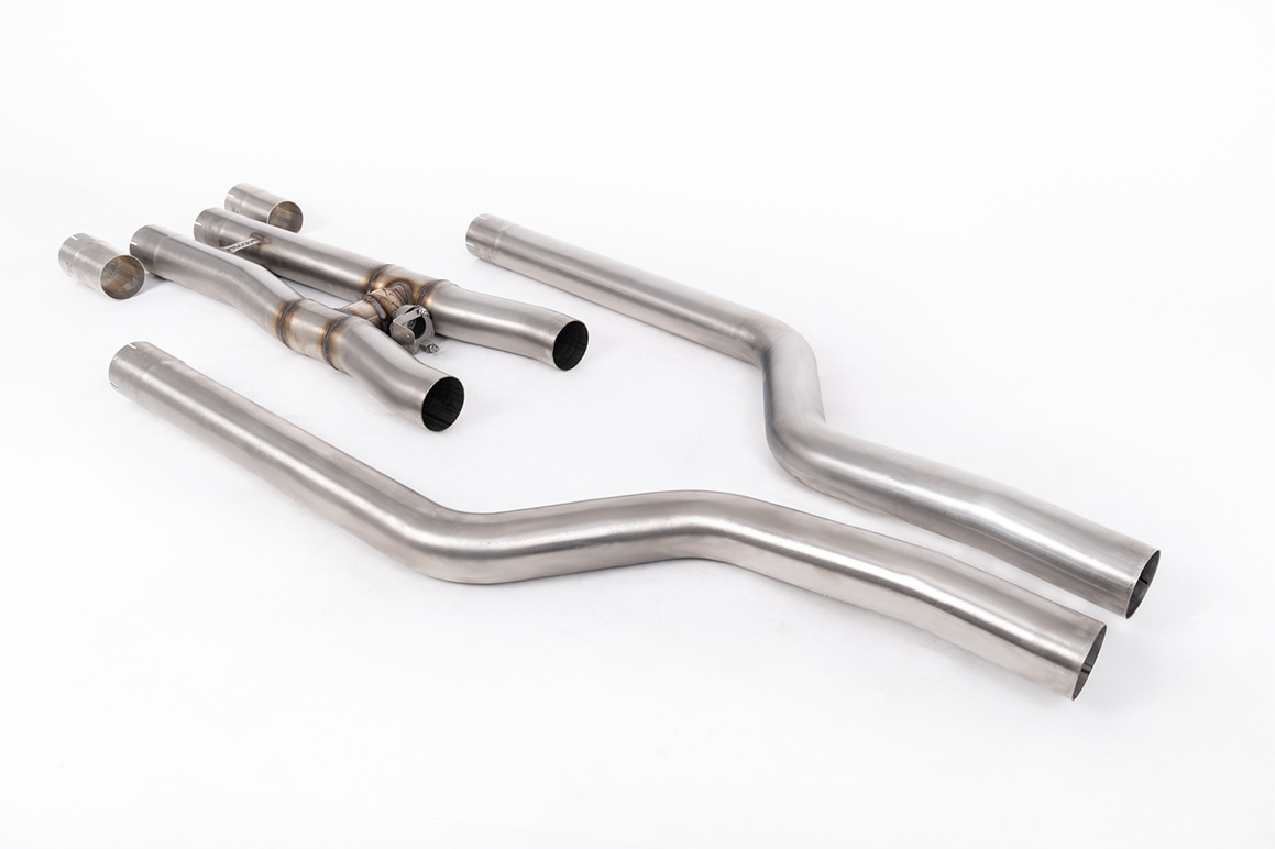 Milltek 80mm Active H-Pipe Centre Section | BMW 5 Series M5 & M5 Competition 4.4l Twin Turbo F90