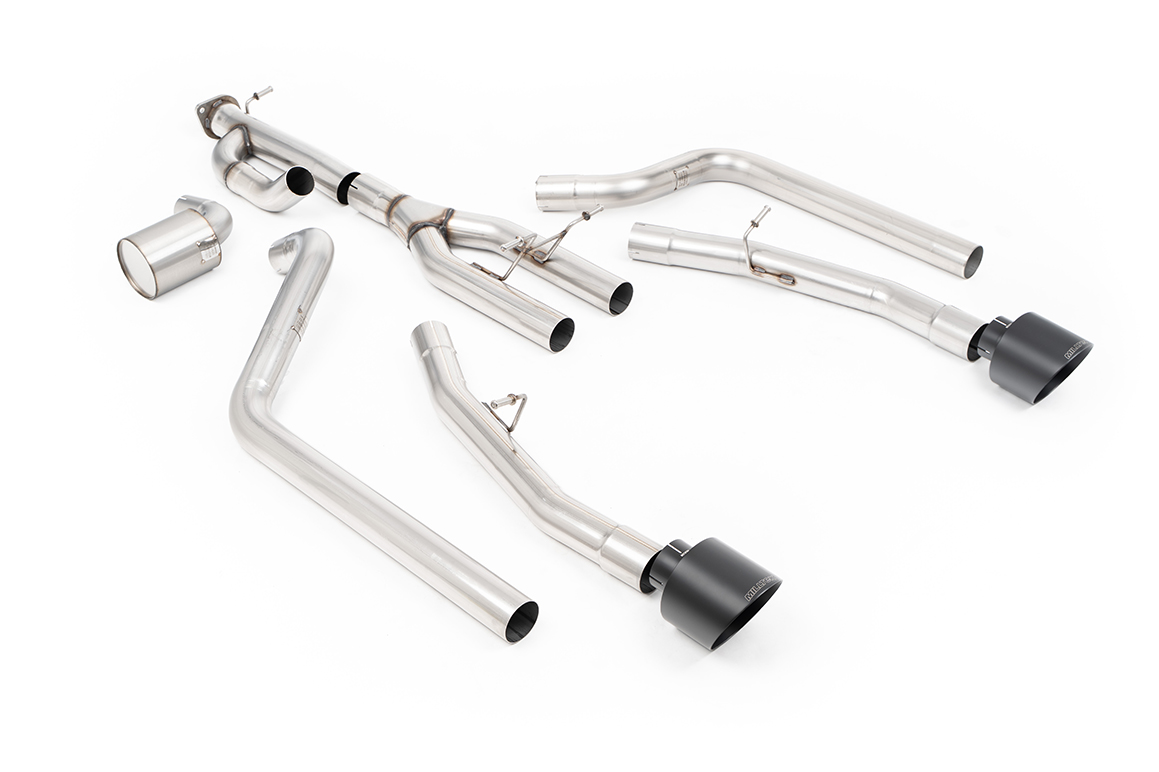 Milltek Cat-Back Exhaust | Dodge RAM 1500 Rebel - Cerakote Black Tips