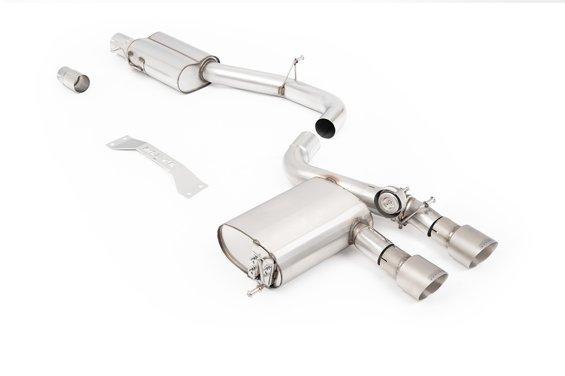 Milltek V2 Valved Cat-Back Exhaust | VW Golf MK5 R32 3.2 V6