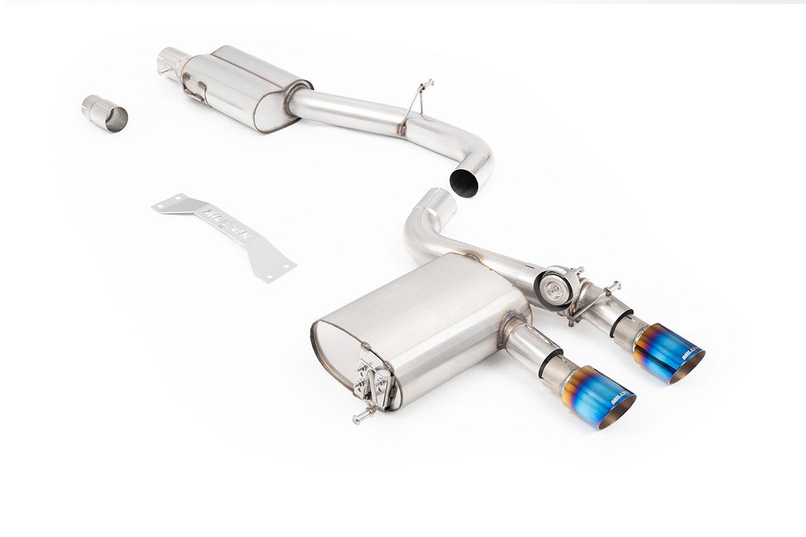 Milltek V2 Valved Cat-Back Exhaust | VW Golf MK5 R32 3.2 V6